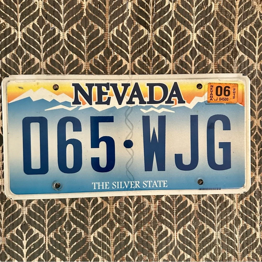 Nevada The Silver State License Plate